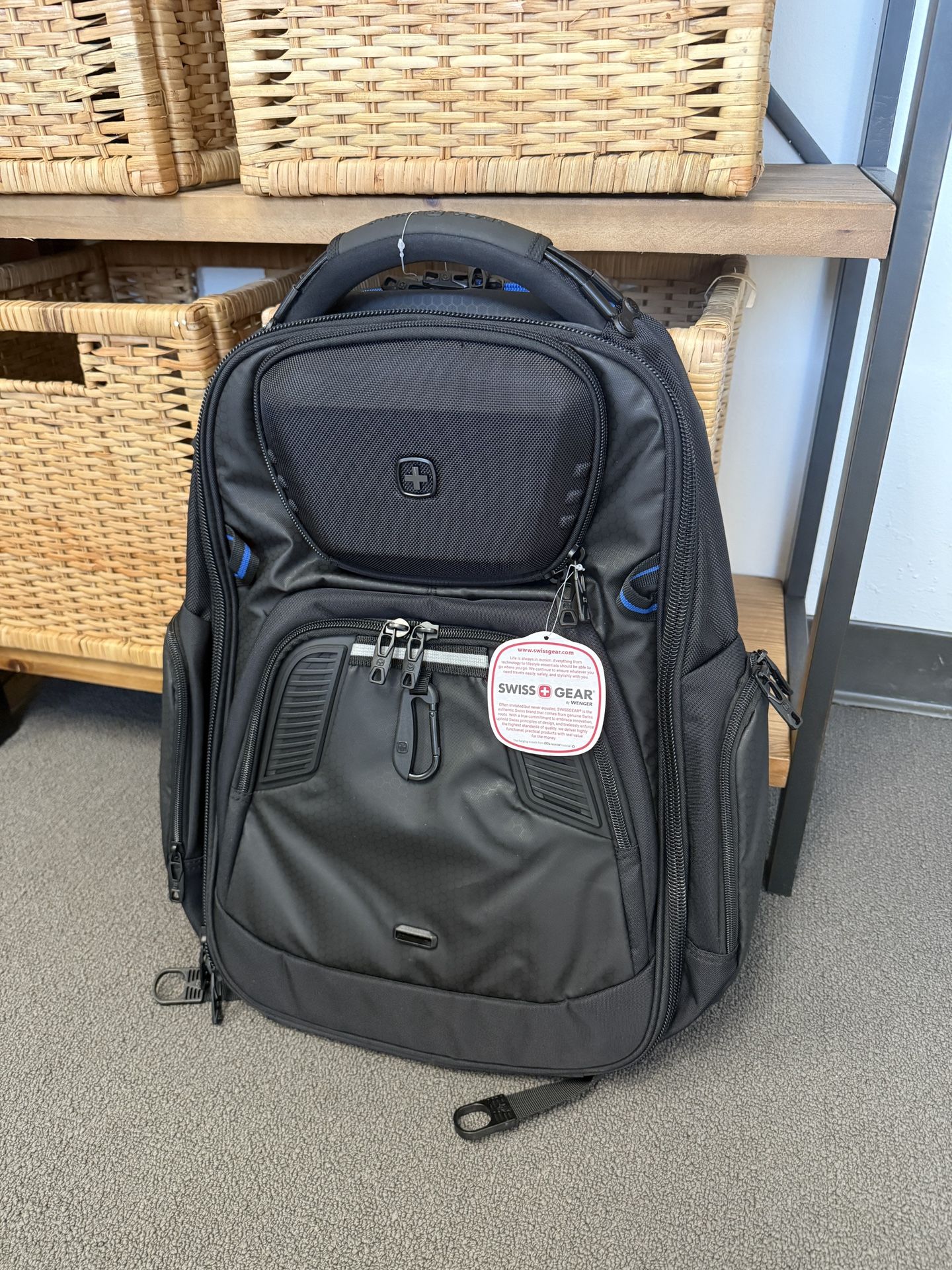 brand New With Tags Swiss Gear Gamer Pro Usb Gaming, Laptop Backpack