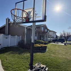 Adjustable Lifetime Basketball Hoop