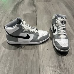 Nike Dunk High Grey White Black