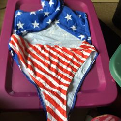 Red White And blue  Swimsuit 