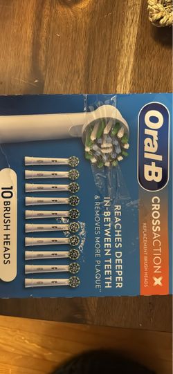 Oral-B CrossAction X Replacement Brush Heads 10-Pack