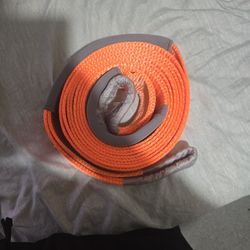 TICONN 3 ''x20' Recovery Tow Strap, Break Strength 35,000 lbs Tested Tree Saver, Triple Reinforced Webbing and Loop Straps Kit, Winch Snatch Strap (20