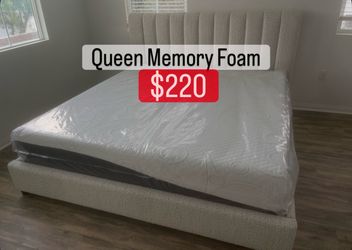 Mattress Memory Foam Queen sizes 12”