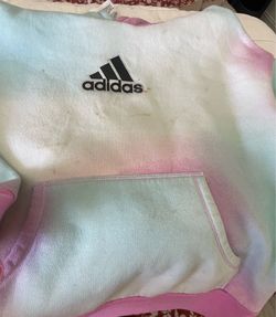 Adidas Kids Pastel Tie Dye Hoodie Sweatshirt Size 7/8 Small – Stained