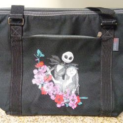 Nightmare Before Christmas Jack and Sally - Topanga Cooler Tote Bag