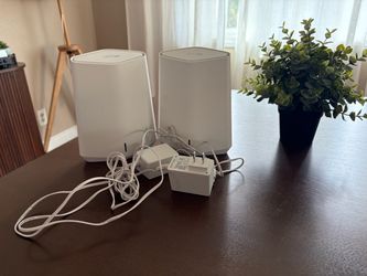 NETGEAR Orbi Pro WiFi 6 Mini AX1800 Mesh System – Router + Satellite