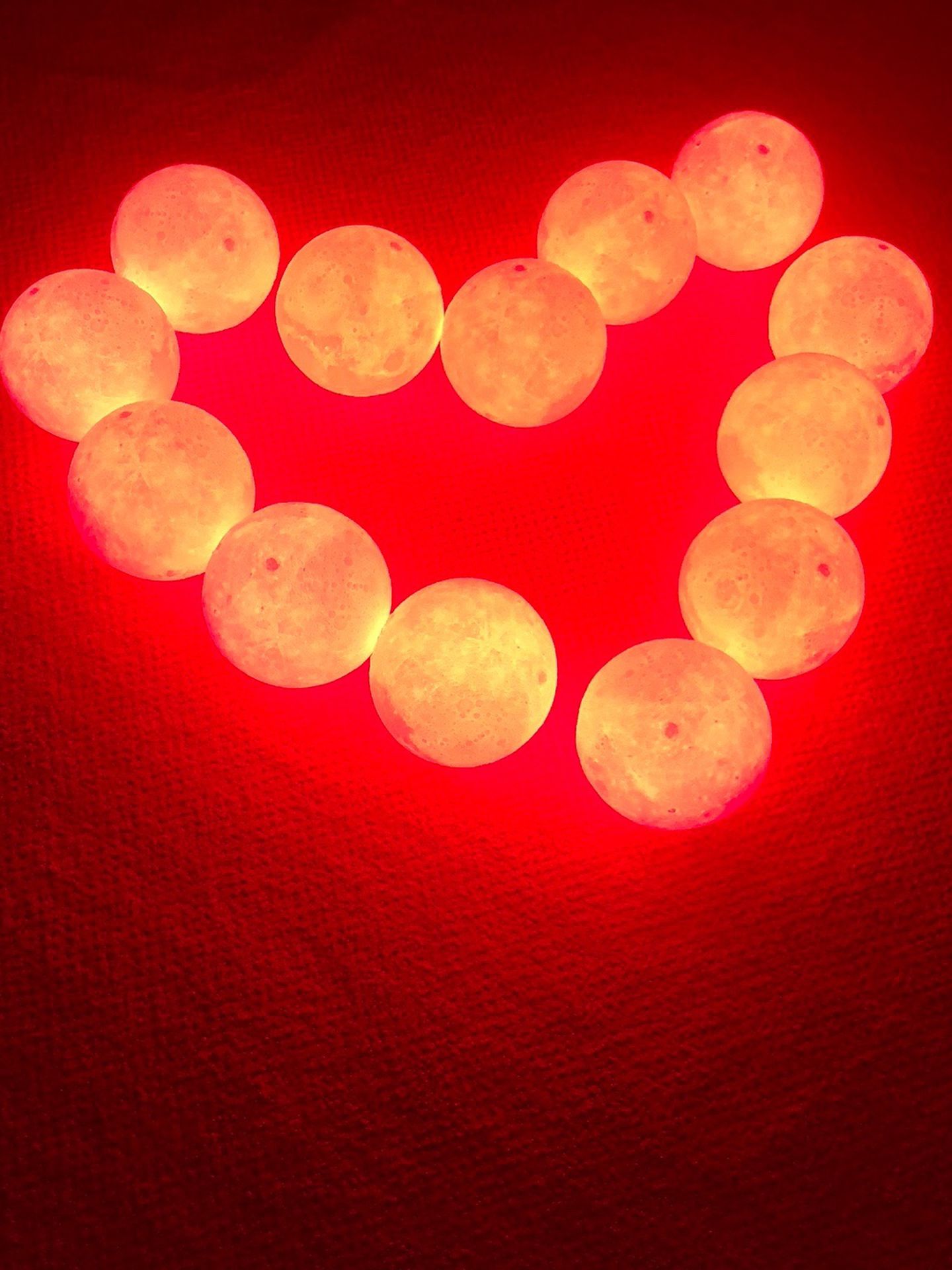 3D Print Moon Lamp LEDs New Valentine Special