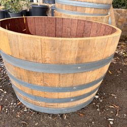 Wine barrel Planters