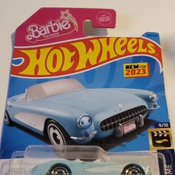 Barbie Hot Wheels 1956 Corvette Small Toy Car