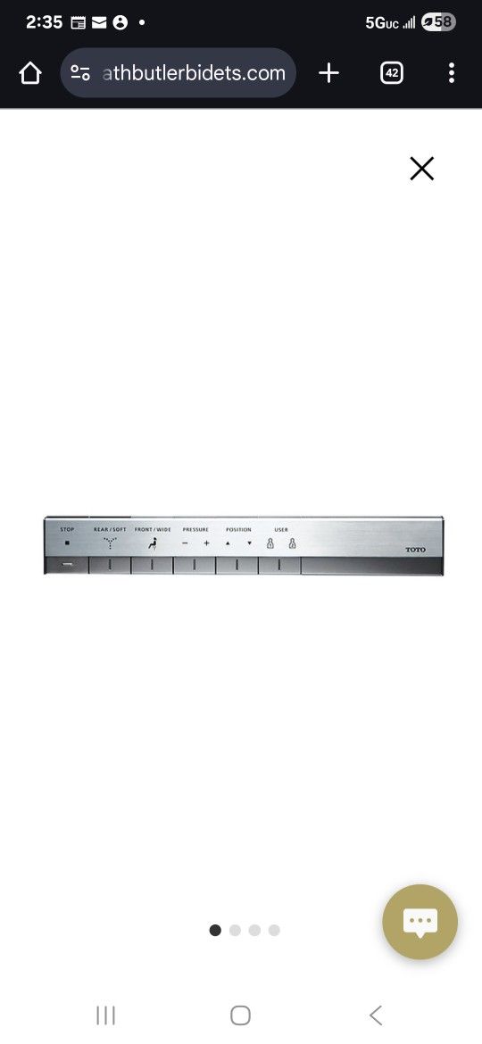 TOTO (THU9018) Toilet Remote 