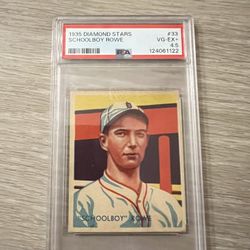 1935 DIAMOND STARS #33 SCHOOLBOY ROWE