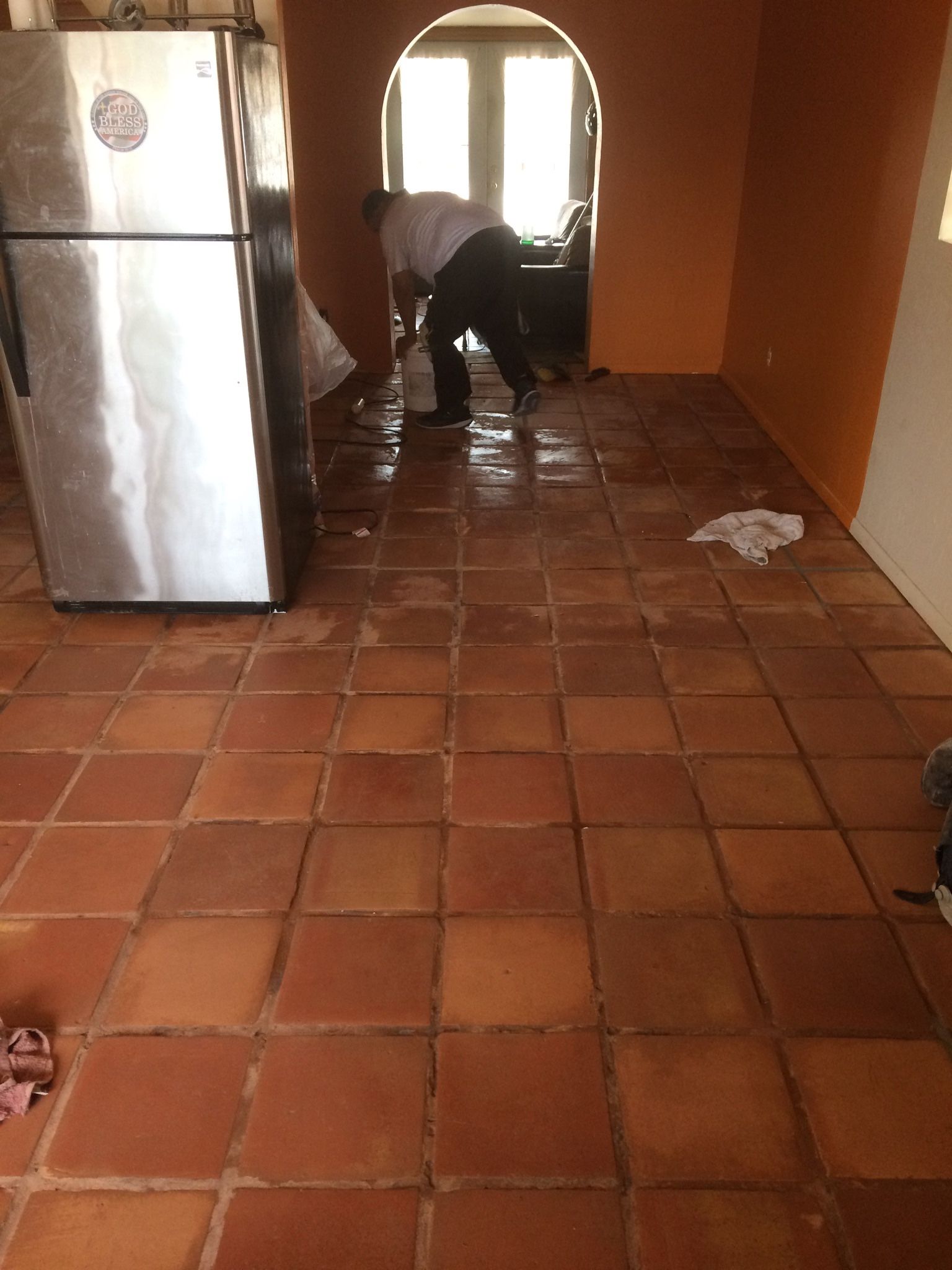 Mexican Tile Wet Finish