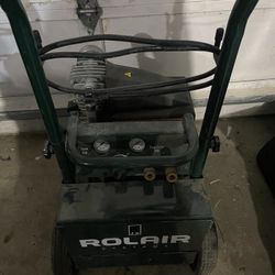 Rolair VT20TB 2HP Wheeled Air Compressor With Tool Box