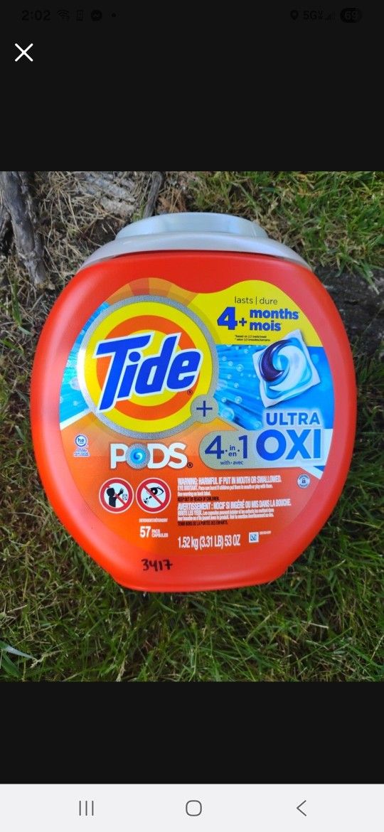 Tide 4 In 1 Oxi Pods