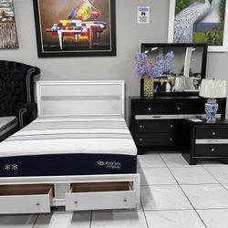 Queen Bedroom Set 🔥 Take It Home With Only $50 Down 