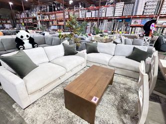 Grey Fabric Sofa Thomasville from Costco