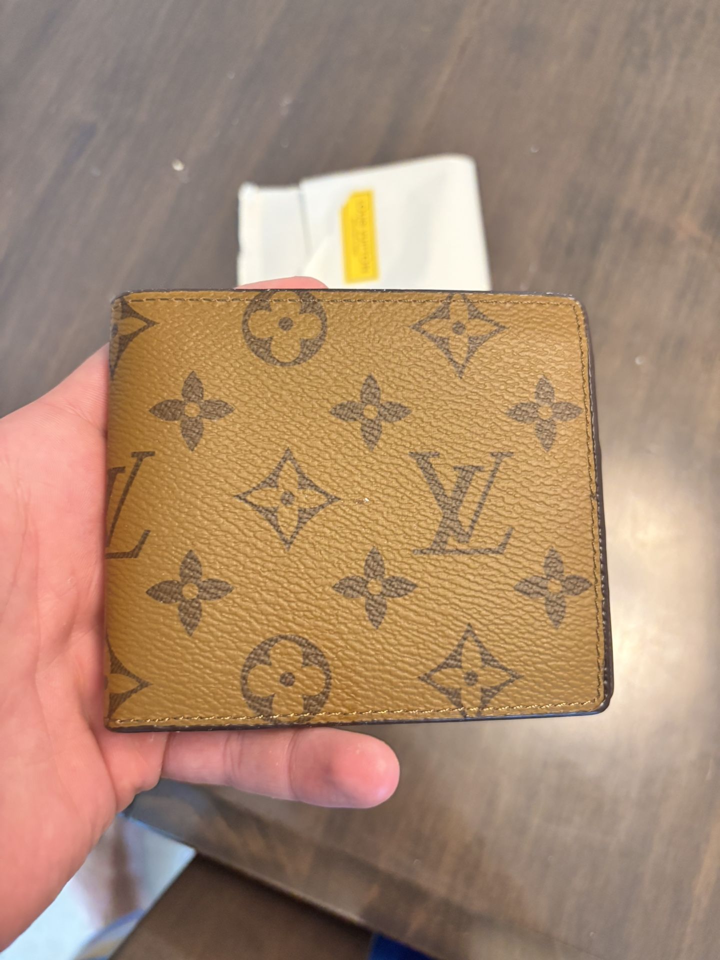 Brown Flower Wallet