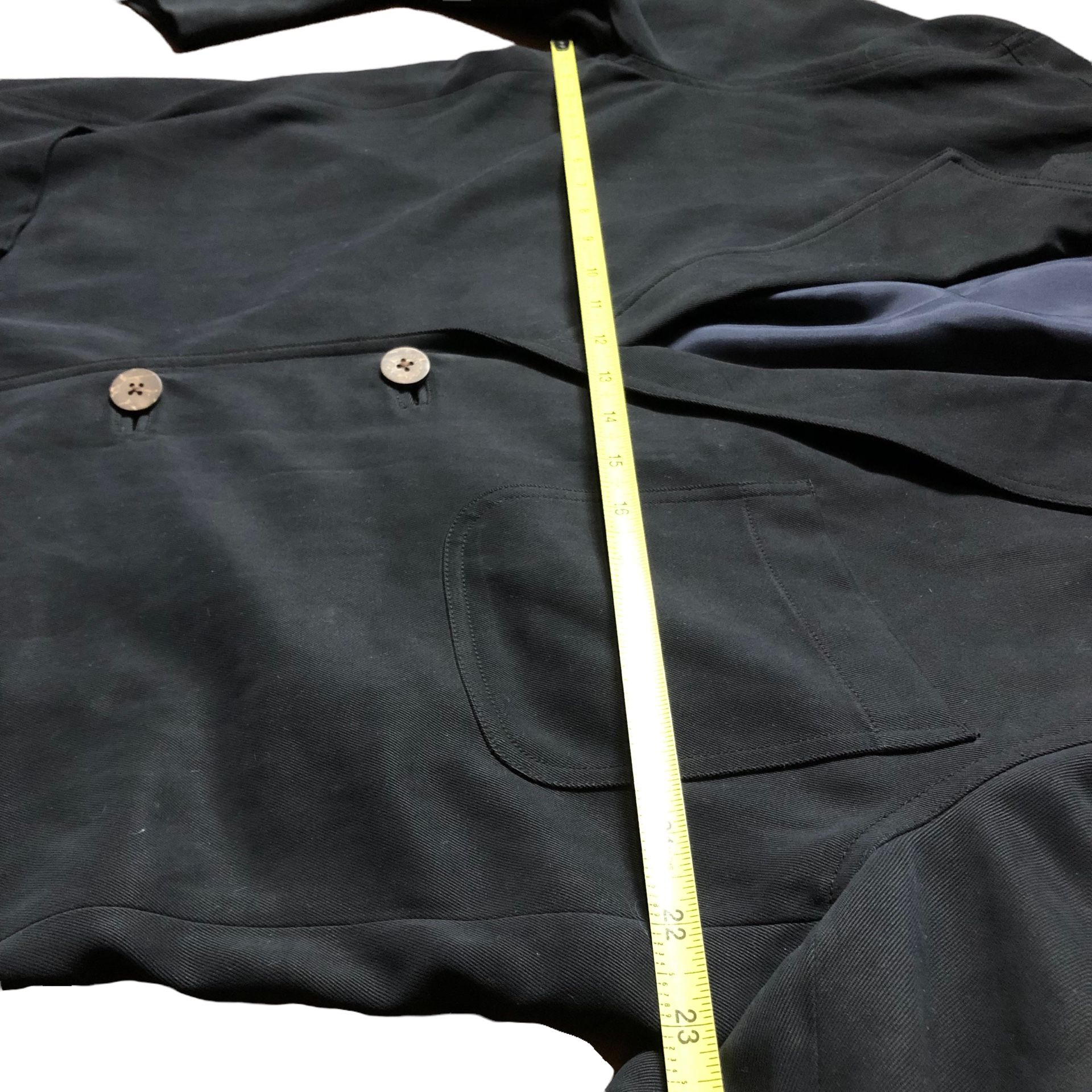 tommy bahama blazer sport coat size L silk black 3 button single vent. 