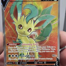Leafeon V Full Art Pokémon Card