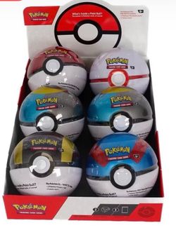 Pokemon Sealed Box of 6x Spring 26 D7 Pokeball Tins