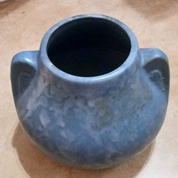 Vintage Brush McCoy Blue Vase