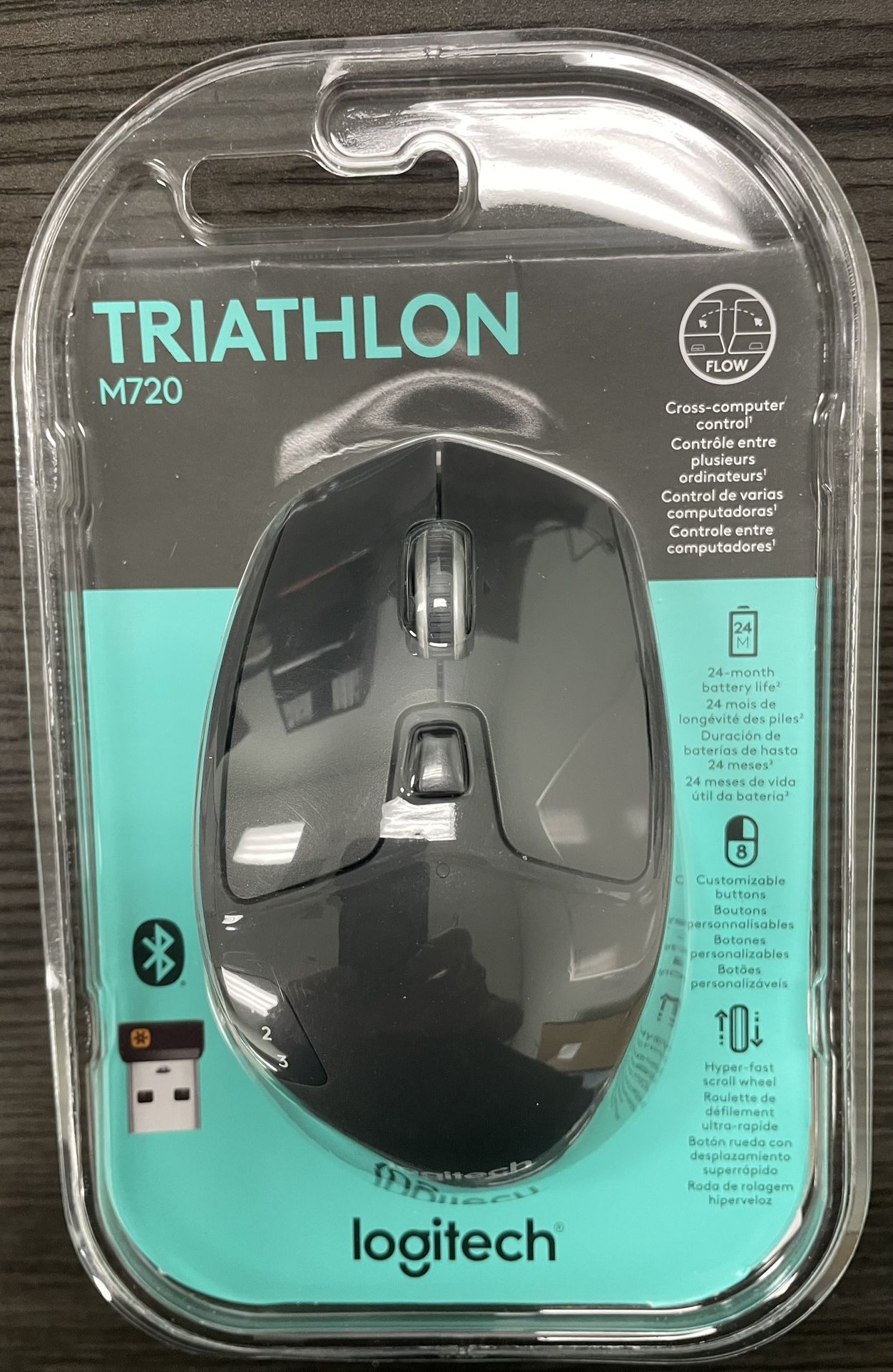 Logitech Triathlon M720 Bluetooth & Wireless Mouse