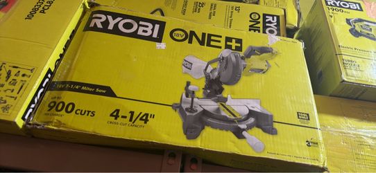 Ryobi 18 volt cordless miter saw 7-1/4”