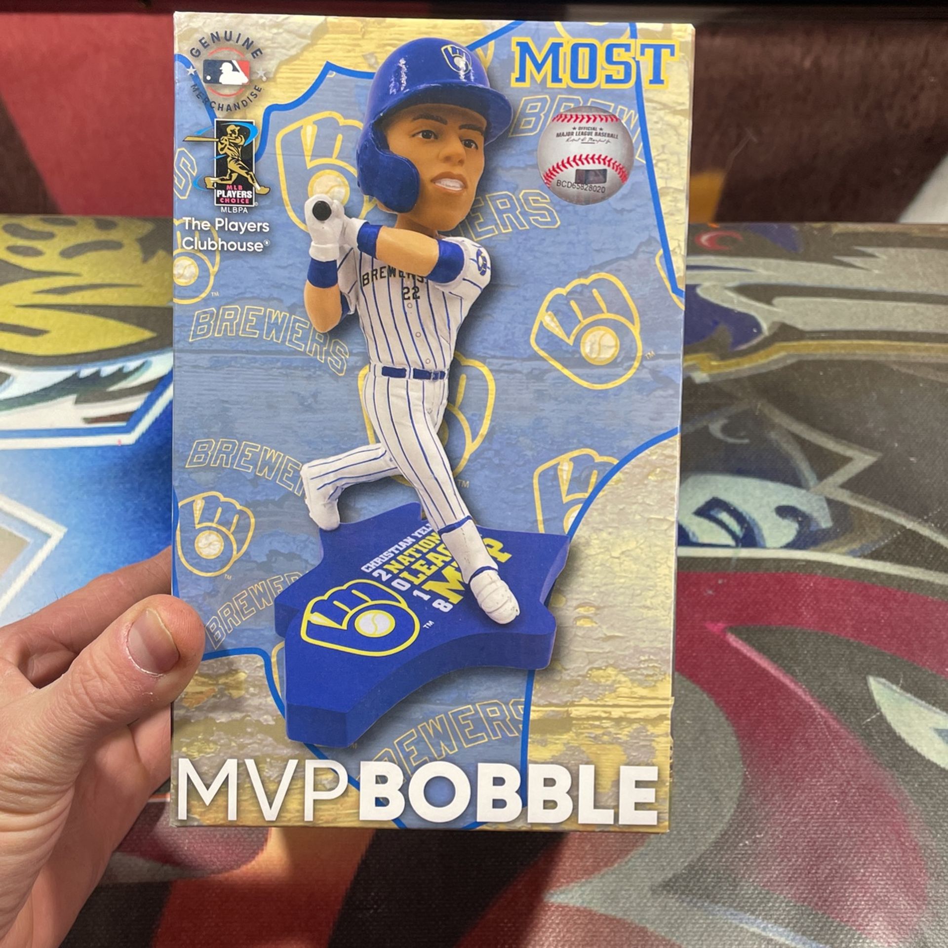 MVP Christian Yelich Bobblehead New Rare