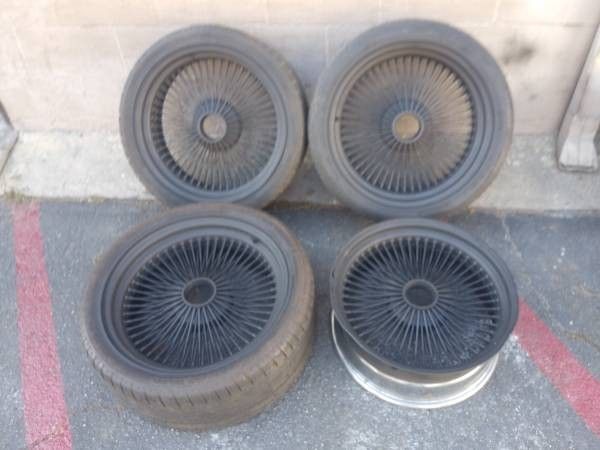 20 inch spoked rims. Fit any car or truck with adapters