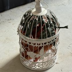 14" BIRDCAGE w  Stuffed Carrots 
