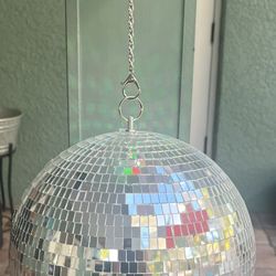 12 Inch Disco Ball with Rotating Motor