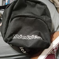 Dickies Black Backpack Purse 