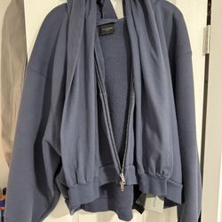 Balenciaga Navy incognito Hoodie Size Small 