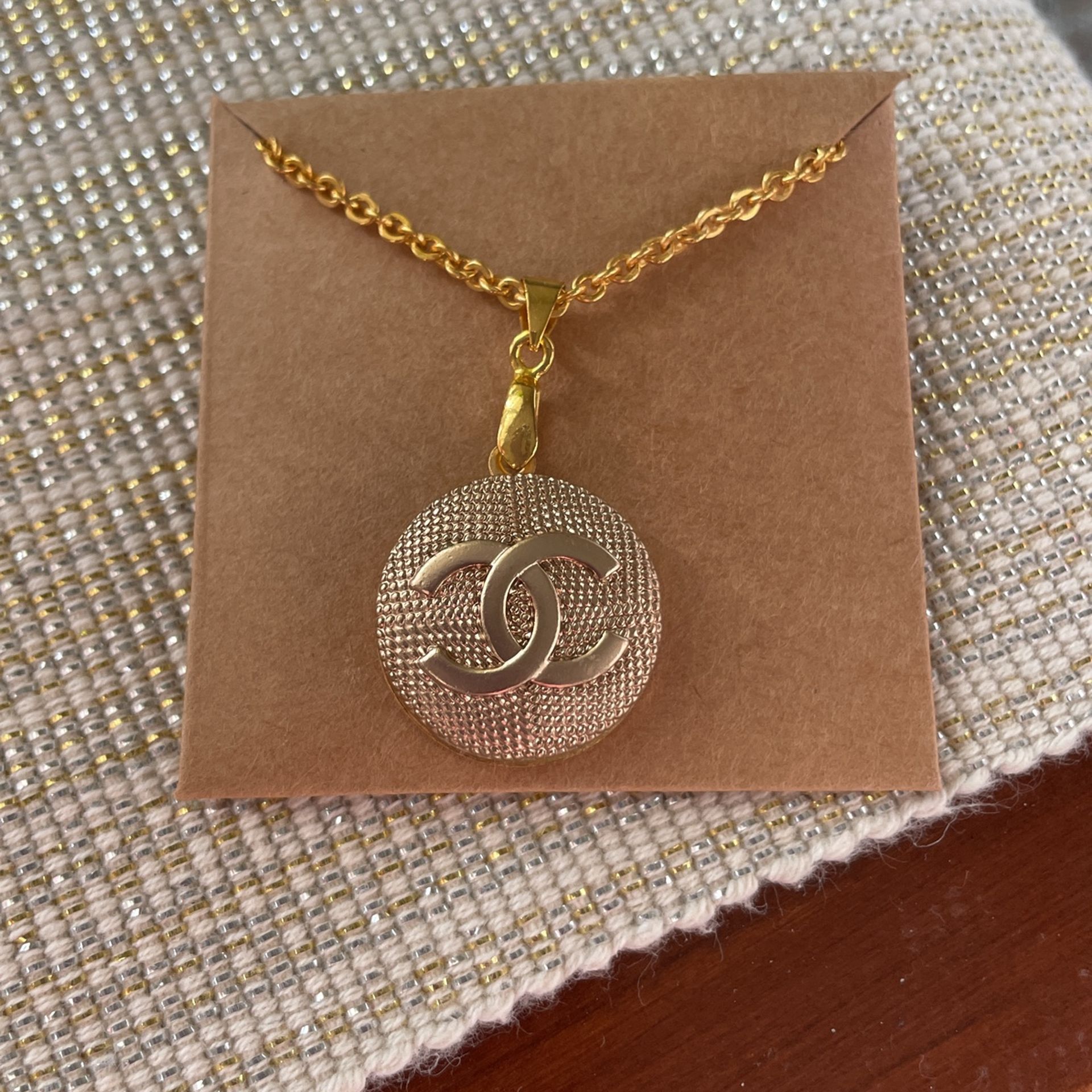 Button Necklace