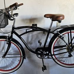 Schwinn beach cruiser bicycle