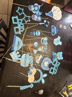 Boy babyshower decor