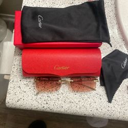 Red Cartier Glasses