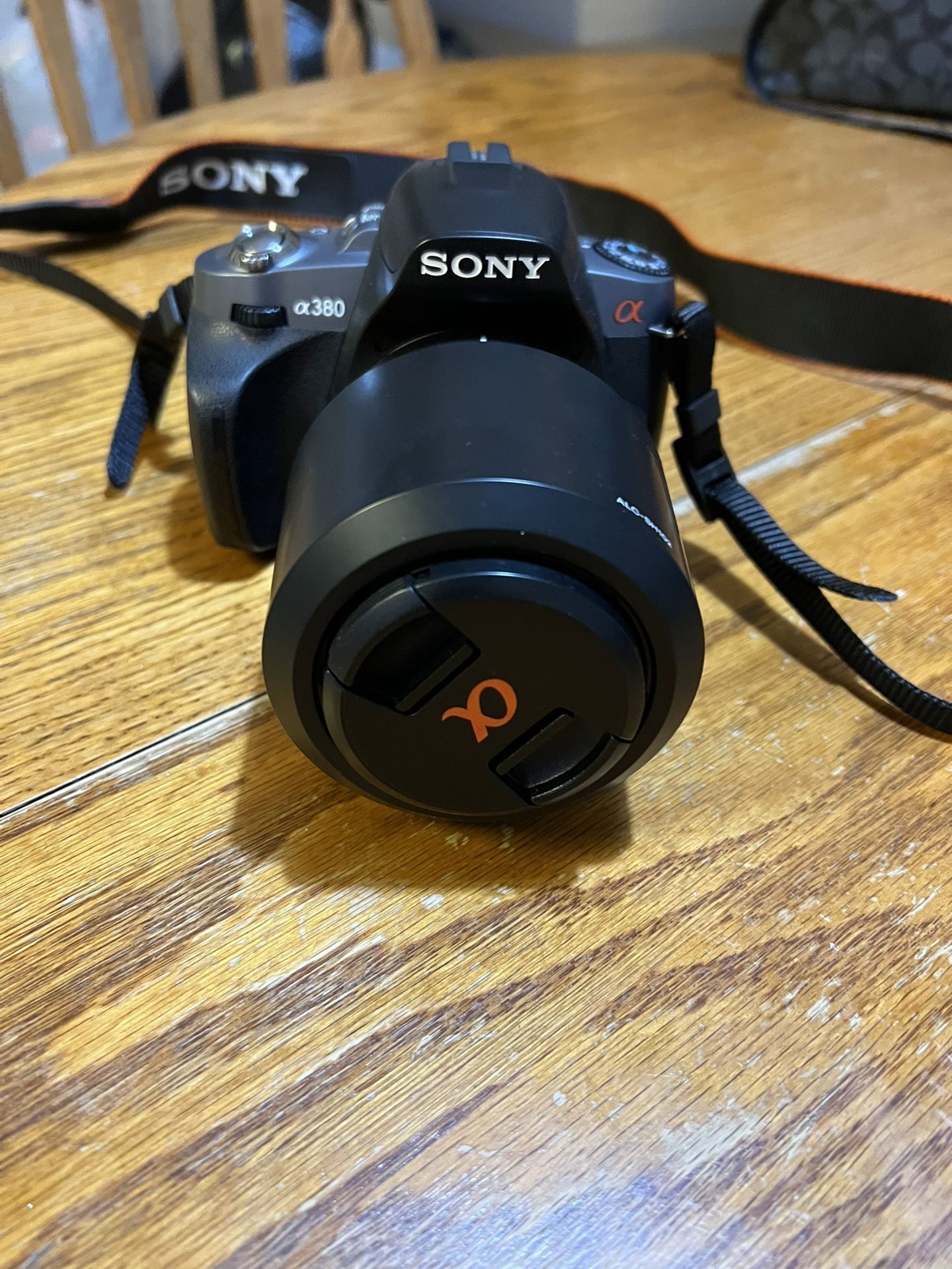 Sony A380 digital SLR camera . 