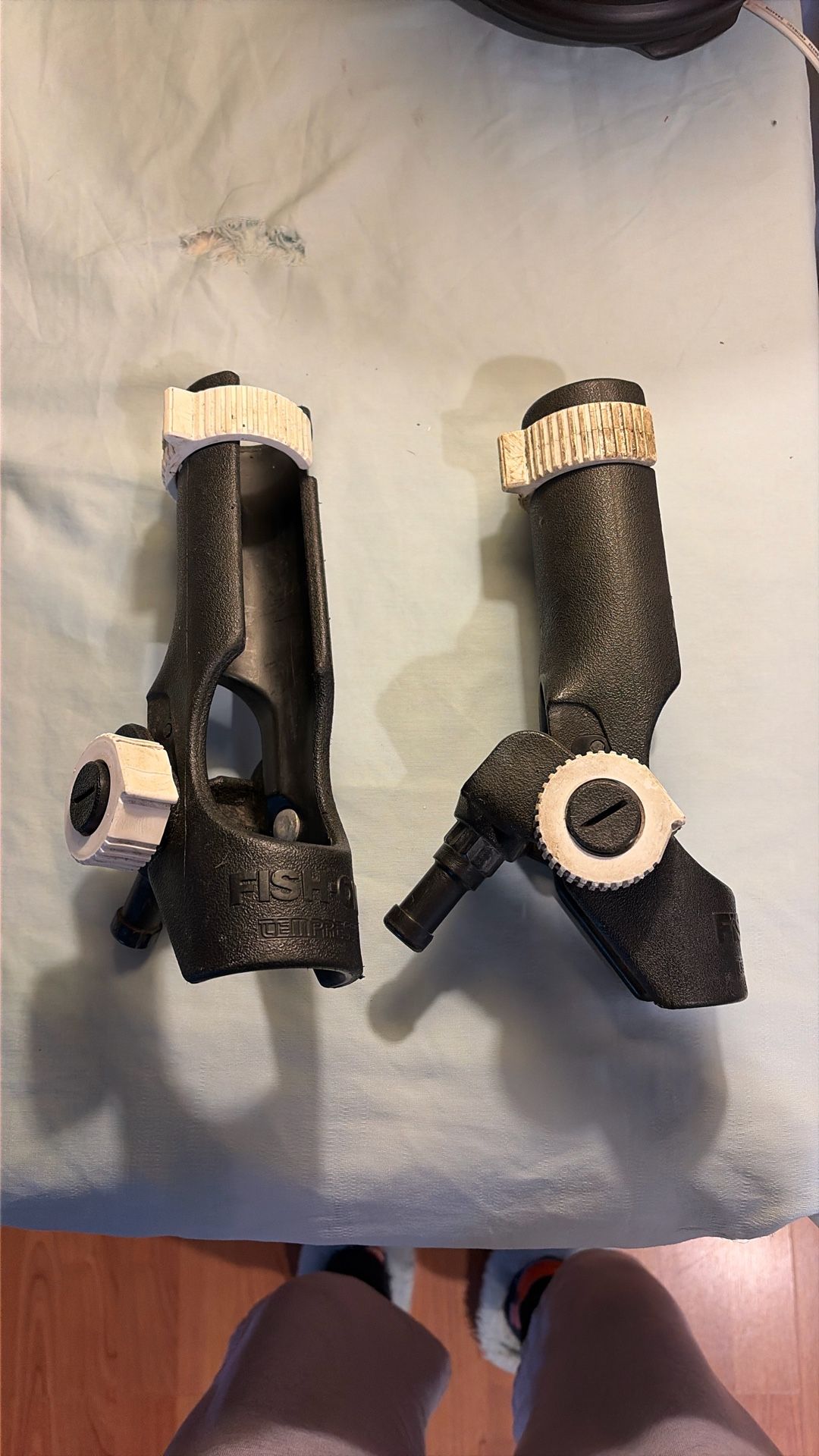 Two Fishing Poles Holder