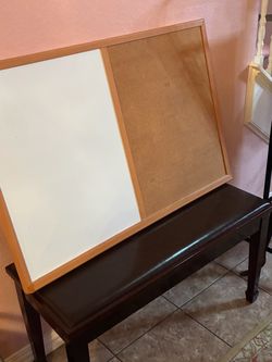 36x24” Combination Dry-Erase whiteboard and Cork bulletin