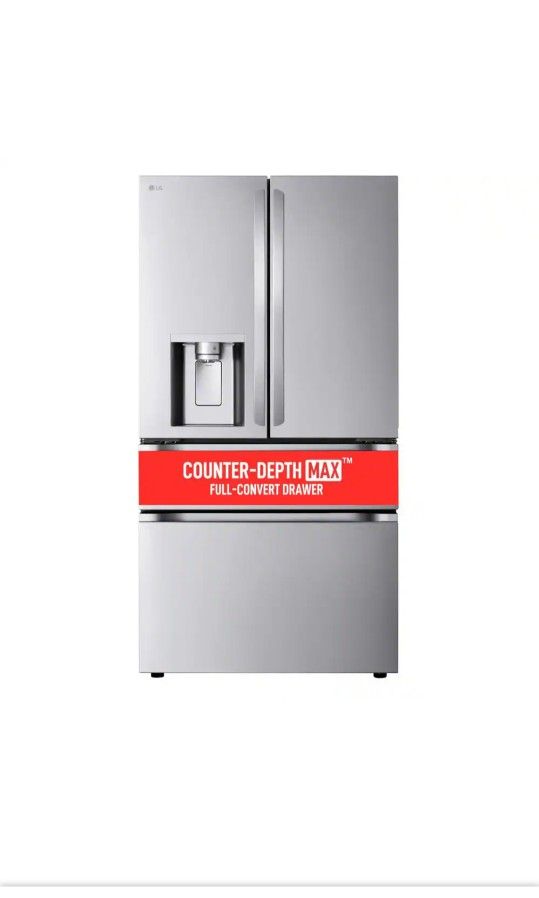 LG
26 cu. ft. SMART Counter Depth MAX French Door Refrigerator with Full Convert Drawer in PrintProof Stainless