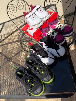 Lot of 3 Toddler Nike Jordan Sneakers