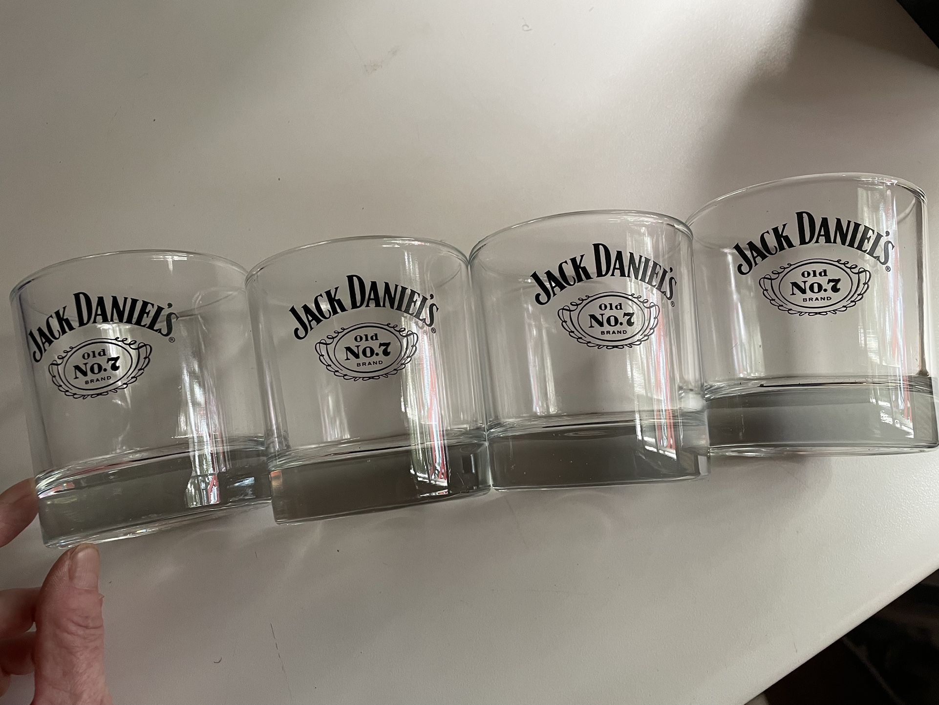 - 4 Jack Daniels Whiskey Old No.7 Brand Rocks Whiskey Glass