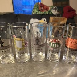 FRIENDS COLLECTOR GLASSES - $20 FOR ALL obo