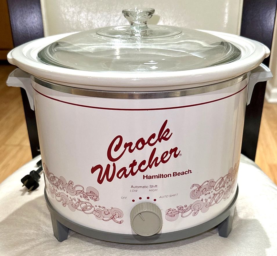 Hamilton Beach 6 QT Crock Watch Slow Cooker. New-Vintage!
