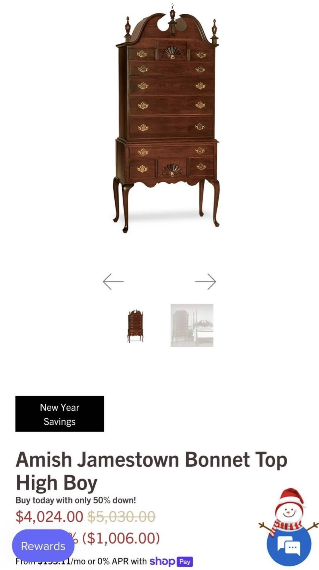 Highboy Dresser