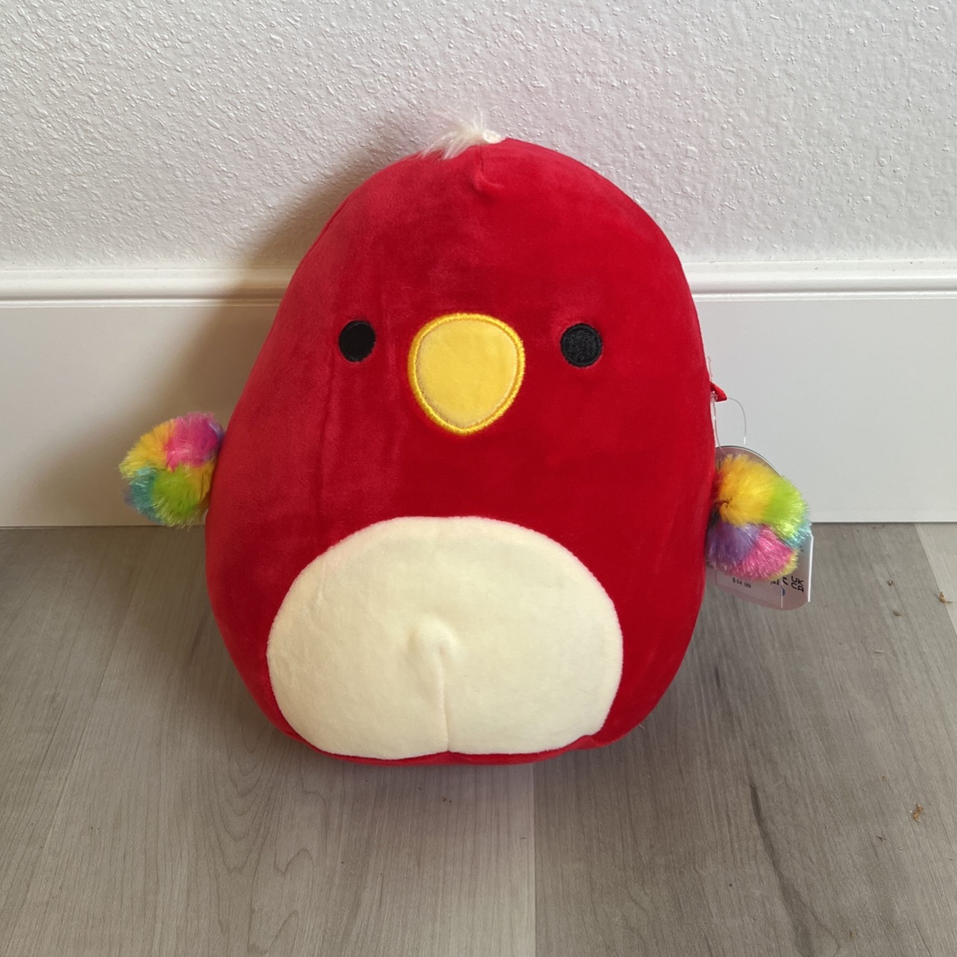 Squishmallow Paco Parrot Red 8”