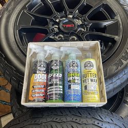 Chemical Guys Shine & Protection Kit – Wax, Detailer, Drying Aid + Odor Eliminator ($80+ Value)
