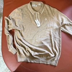 Penguin long sleeve polo style shirt