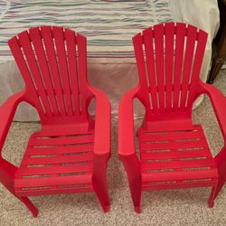 2 Kid’s Adirondack Chairs